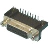 Amphenol Communications Solutions D-Sub Connector Right Angle Through Hole 37 Contacts 250V 5A L77SD