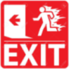 Fire Exit Sign 8x4