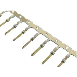 Amphenol Communications Solutions L17RR Series Male Crimp D-Sub Connector Contact Gold over Nickel Male Pin 20 AWG 