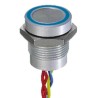 APEM Illuminated Piezo Switch Momentary SPST IP68 Flying Lead 200mA 19mm Cutout