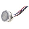 APEM Illuminated Piezo Switch Momentary SPST 22 mm Panel Cutout IP68 Wire 200mA -40°C to 75°C