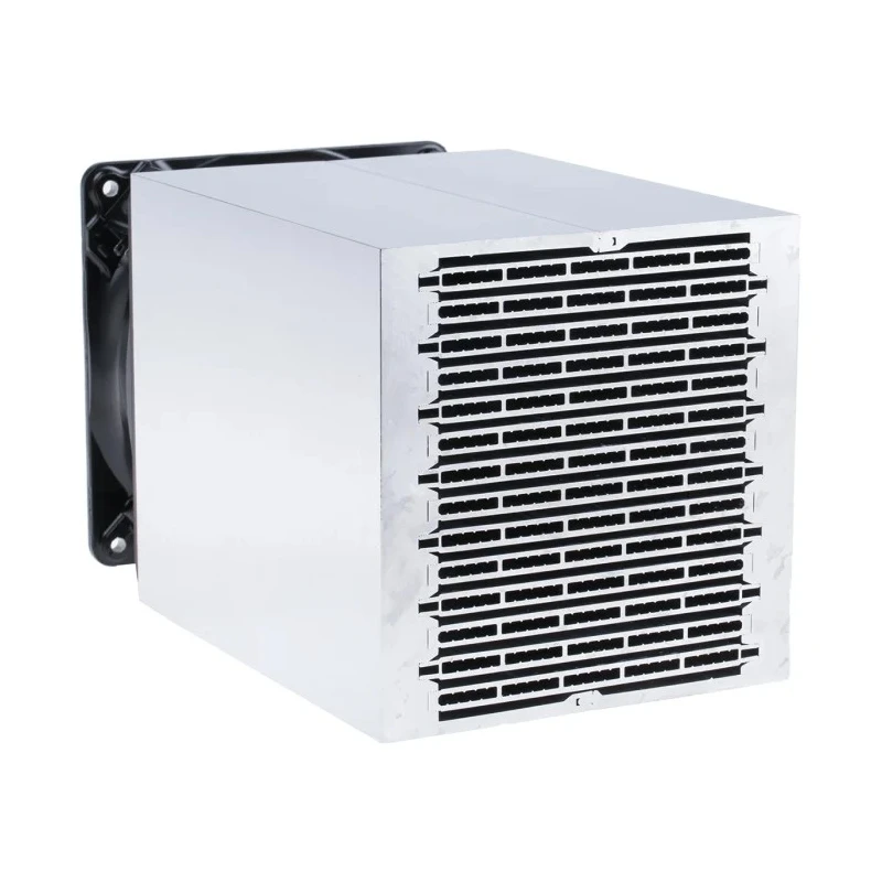 Fischer Elektronik Universal Rectangular Aluminium Heatsink with Fan 0.075K/W 150mm x 122mm x 120mm LA 17 150 24 V