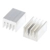 Fischer Elektronik Heatsink Universal Rectangular Aluminium 71K/W Thermal Resistance 6 mm Height 8 mm Width 8 ICK SMD F 8MI