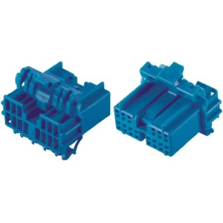 JAE IL-AG5-22SK-D3C1-LB Automotive Connector Female Blue Cable 22 Way Crimp Termination