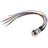 APEM Key Switch DPST 4A 3-Way Flat Key Zinc Alloy Housing Gold Plated Copper Contacts JD9H126W