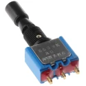 APEM Toggle Switch Panel Mount On-Off-On SPDT Solder Lug Terminal 24 V dc 250 V ac 5639ADBGK3V
