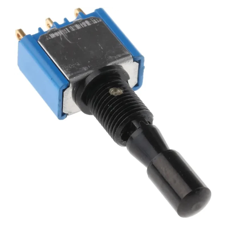 APEM Toggle Switch Panel Mount On-Off-On SPDT Solder Lug Terminal 24 V dc 250 V ac 5639ADBGK3V