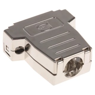 HARTING D-Sub Series Thermoplastic Right Angle D-Sub Backshell 15 Way Strain Relief 09670150435