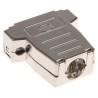 HARTING D-Sub Series Thermoplastic Right Angle D-Sub Backshell 15 Way Strain Relief 09670150435