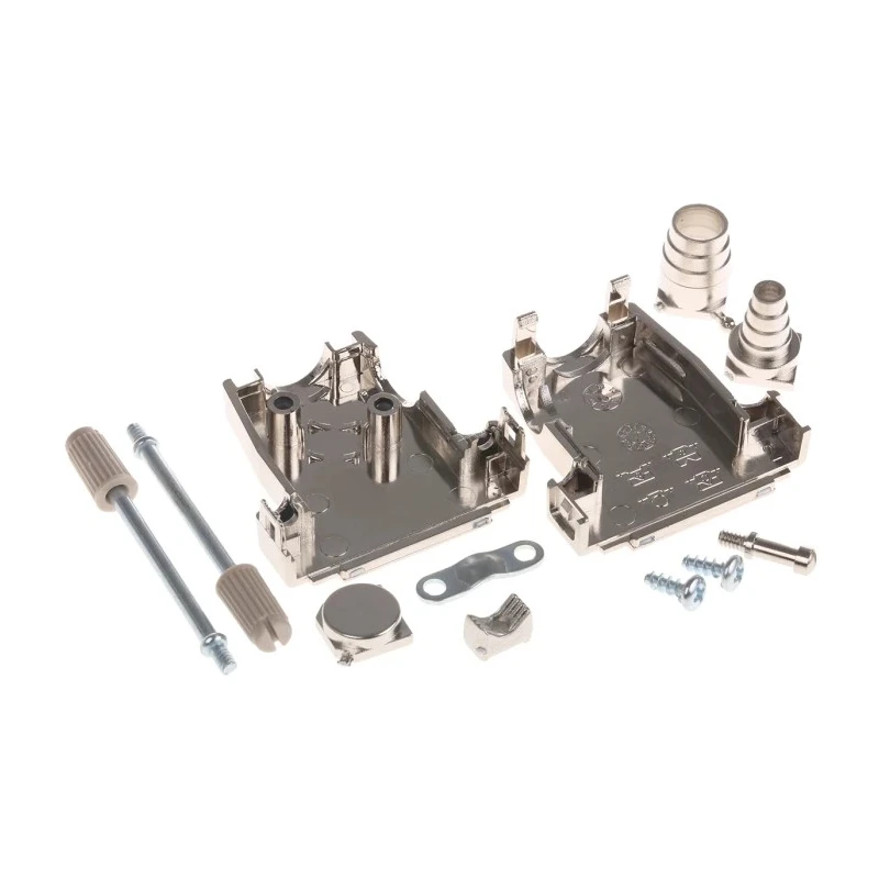 HARTING D-Sub Series Thermoplastic Right Angle D-Sub Backshell 15 Way Strain Relief 09670150435