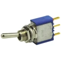 APEM Toggle Switch PCB Mount On-Off-On SPST PC Terminal 24 V dc 250 V ac 5239CDB