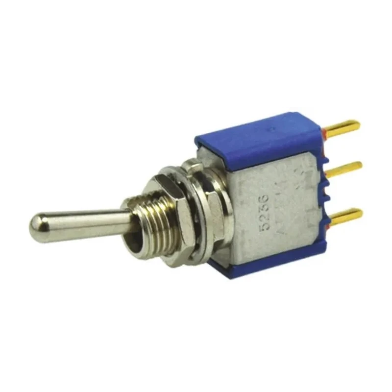 APEM Toggle Switch PCB Mount On-Off-On SPST PC Terminal 24 V dc 250 V ac 5239CDB