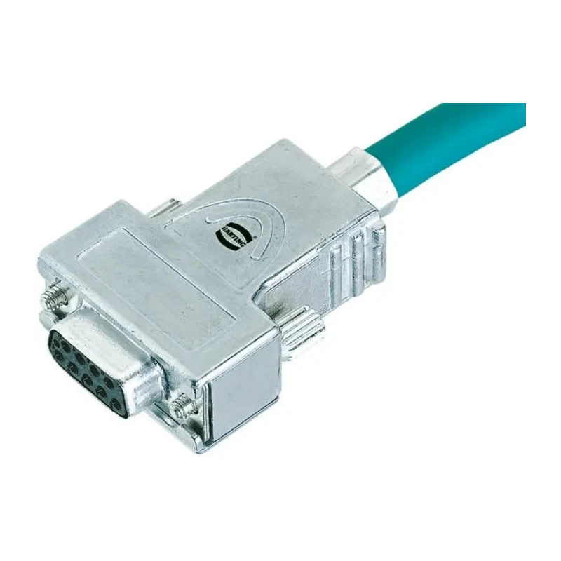 HARTING D-Sub Series Zinc Angled, Straight D-Sub Backshell 25 Way Strain Relief 61030013017
