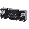 HARTING 9 Way Straight 2.74 mm Pitch Through Hole D-Sub Connector with 4 to 40 UNC Threaded Insert Male 09651616713
