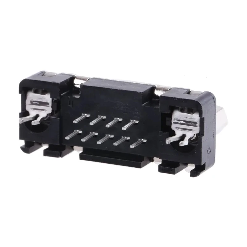 HARTING 9 Way Straight 2.74 mm Pitch Through Hole D-Sub Connector with 4 to 40 UNC Threaded Insert Male 09651616713