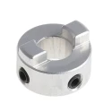 Huco Aluminium Oldham Style Set Screw Coupler 6mm Bore 12.7mm OD 13mm Length 450H13.22