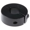 Huco Shaft Collar One Piece Clamp Screw Steel Black Oxide Finish Bore Diameter 10mm OD 24mm Width 9mm 046101010