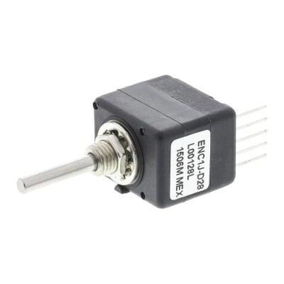 Bourns EN Series Optical Encoder 5V DC, 128 PPR Pulses Per Revolution, Quadrature Signal, End Type Shaft ENC1J-D28-L00128L