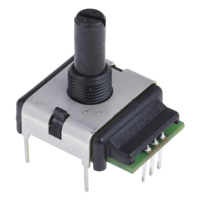 Bourns ECW Series Incremental Encoder 10V, 24 PPR, Quadrature Signal, Solid Type Shaft 6.35 mm ECW1J-B24-BC0024L