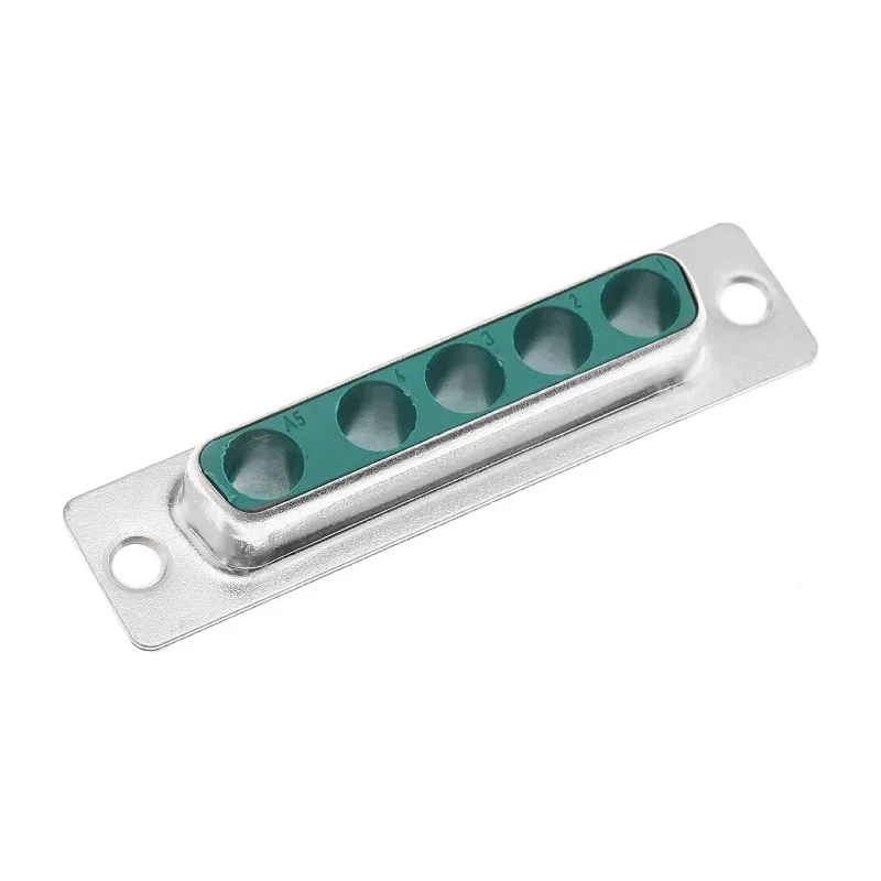 HARTING D-Sub 5 Way Straight Cable Connector Female 2A 1000V Steel Housing 09693000055