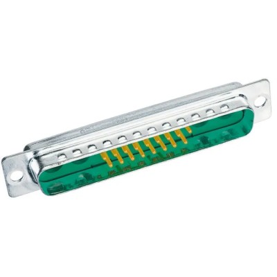 HARTING D-Sub 7 Way Straight Panel Mount D-Sub Connector Male/Female 09692117072