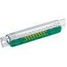 HARTING D-Sub 7 Way Straight Panel Mount D-Sub Connector Male/Female 09692117072