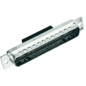 HARTING D-Sub Straight Cable D-Sub Connector Male 15 Signal, 5A, 1000V, Steel Housing, Model 09693120172