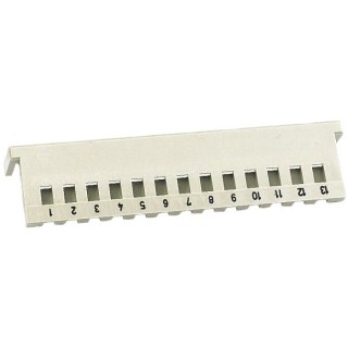 HARTING Code Comb for use with DIN 41612 Connector Grey Thermoplastic 09060009984