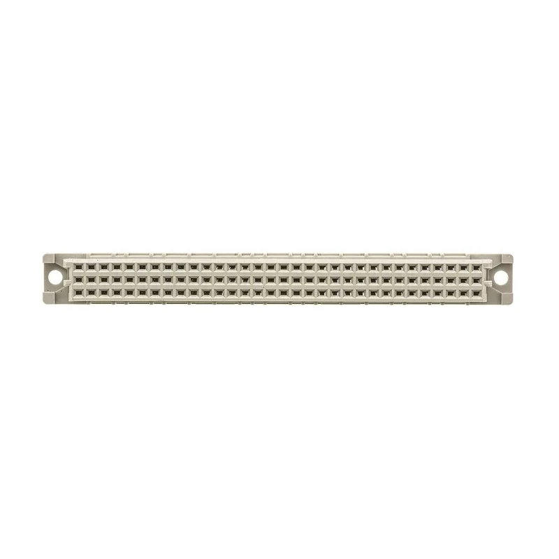 HARTING DIN 41612 Connector 96 Way 2.54 mm Pitch Through Hole Press-in Type C/2 Class C2 Female 3 Row 09032966850