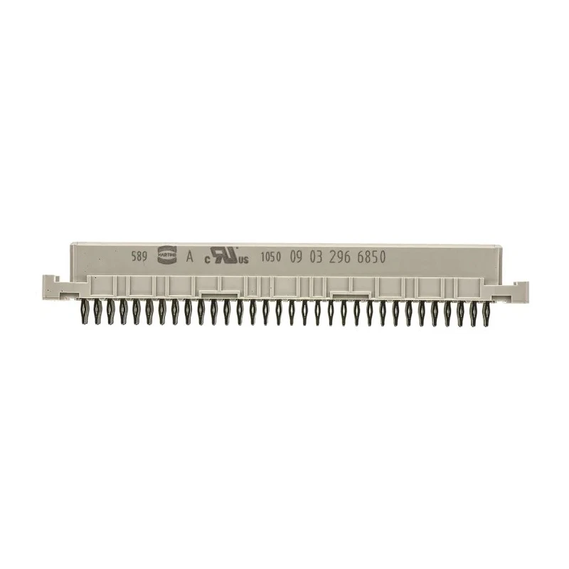 HARTING DIN 41612 Connector 96 Way 2.54 mm Pitch Through Hole Press-in Type C/2 Class C2 Female 3 Row 09032966850