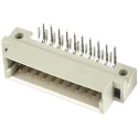 HARTING DIN 41612 20 Way 2.54 mm Pitch Type Through Hole Male Connector 3 Row, Solder Class C2 09241206921