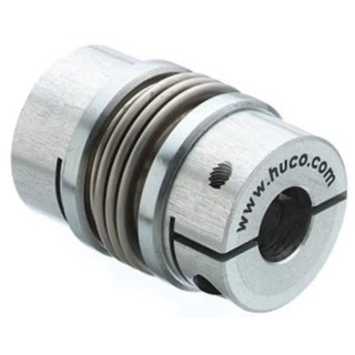 Huco Flexible Clamp Style Stainless Steel Bellows Coupler 45 mm OD 63 mm Length 554.45.5252