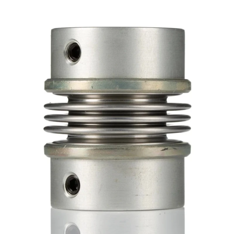 Huco Stainless Steel Bellows Flexible Coupler Aluminium Hub 49.7 mm Length 41 mm OD 48 mm Bore 530.41.4848