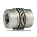 Huco Stainless Steel Bellows Flexible Coupler Aluminium Hub 49.7 mm Length 41 mm OD 48 mm Bore 530.41.4848