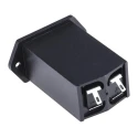 Bulgin 9 V PP3 Battery Holder Panel Mount Glass Filled Nylon Body Solder Tag BX0023