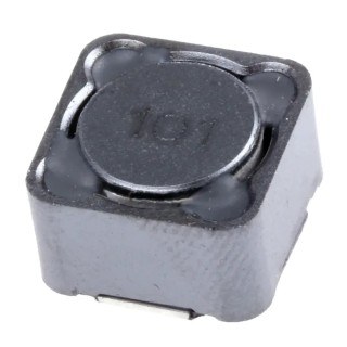 Bourns Shielded Surface Mount Inductor 100 μH ±20% 2.1A IDC Ferrite DR & RI Core SRR1280