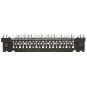 HARTING 37 Way Right Angle 2.76 mm Pitch Through Hole D-Sub Connector with 4 to 40 UNC Screw Lock Male 09654626813