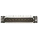 HARTING 37 Way Right Angle 2.76 mm Pitch Through Hole D-Sub Connector with 4 to 40 UNC Screw Lock Male 09654626813