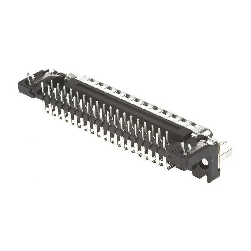HARTING 37 Way Right Angle 2.76 mm Pitch Through Hole D-Sub Connector with 4 to 40 UNC Screw Lock Male 09654626813