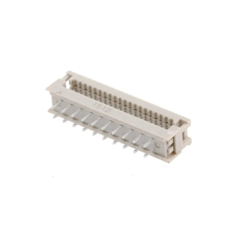 HARTING 20-Way Shrouded Male IDC Connector 2 Row Through Hole Mount 320V AC 1A SEK 18 09181209622