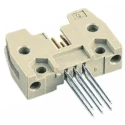 HARTING SEK 18 Series Straight Through Hole 2 Row Shrouded PCB Header 16 Contacts 2.54mm Pitch 1kV 1A 09185166927