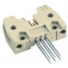 HARTING SEK 18 Series Straight Through Hole 2 Row Shrouded PCB Header 16 Contacts 2.54mm Pitch 1kV 1A 09185166927
