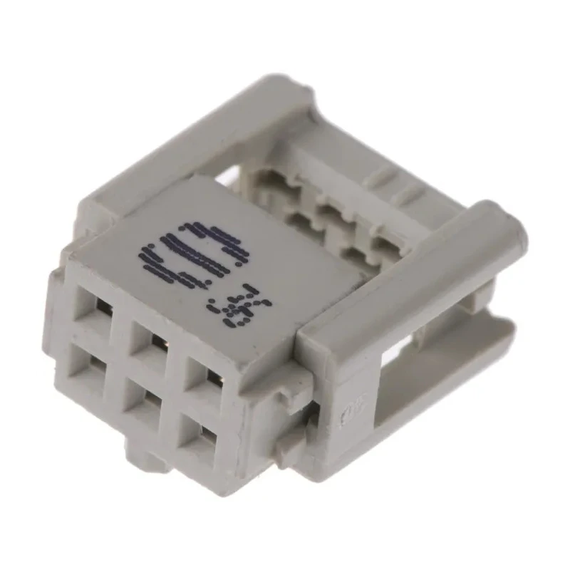 HARTING 6-Way 2-Row Female IDC Connector for Cable 2.54mm Pitch SEK 18 Series 09185067813