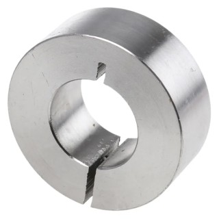Huco Stainless Steel One Piece Clamp Screw Shaft Collar, OD 40 mm, Width 15 mm 046102020