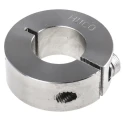 Huco Stainless Steel One Piece Clamp Screw Shaft Collar, OD 40 mm, Width 15 mm 046102020