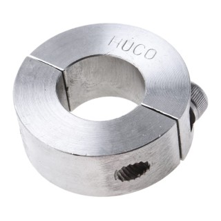 Huco Shaft Collar Two Piece Clamp Screw Stainless Steel Bore 20mm OD 40mm Width 15mm 046202020