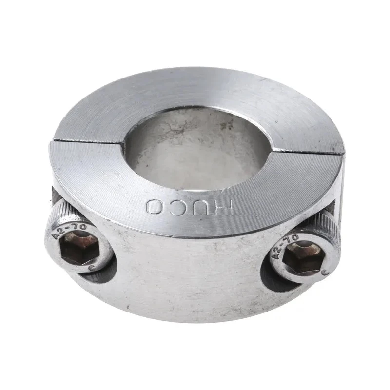 Huco Shaft Collar Two Piece Clamp Screw Stainless Steel Bore 20mm OD 40mm Width 15mm 046202020