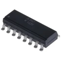 Broadcom DC Input 4-Channel Surface Mount Optocoupler 16-Pin PDIP ACPL-847-300E
