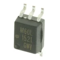 Broadcom DC Input Optocoupler, Surface Mount, 5-Pin SOIC Package, 1 Channel, 3750V AC Isolation, 20mA Max ACPL-M60L-000E