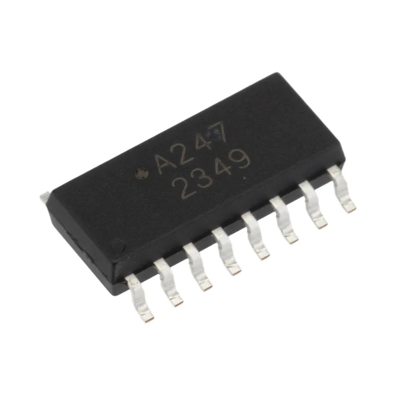 Broadcom DC Input 2-Channel Optocoupler, Surface Mount, 16-Pin SOIC ACPL-247-500E